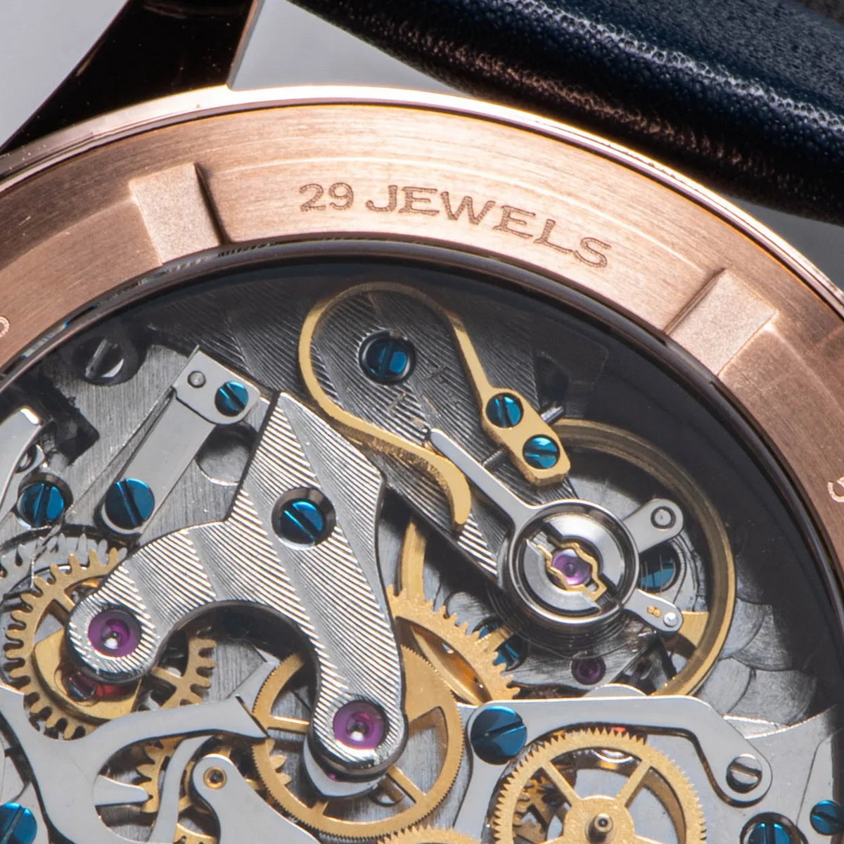Sugess Pilot Watch Handwind Chronograph Mechanical Wristwatches Luminous Skeleton Men Watches Crystal Sapphire Leather New 2022