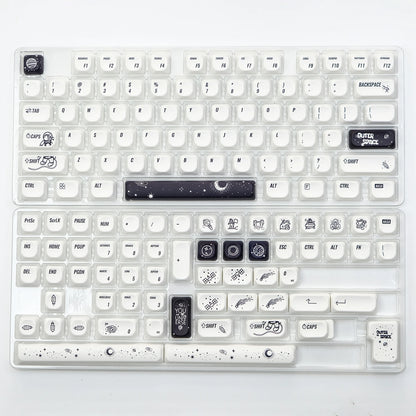 KBDiy KOA Profile Keycap GMK Style Retro 9009 Theme PBT Keycaps For Mechanical Keyboard Gaming KIT Korean 139 Keys ISO Key Cap