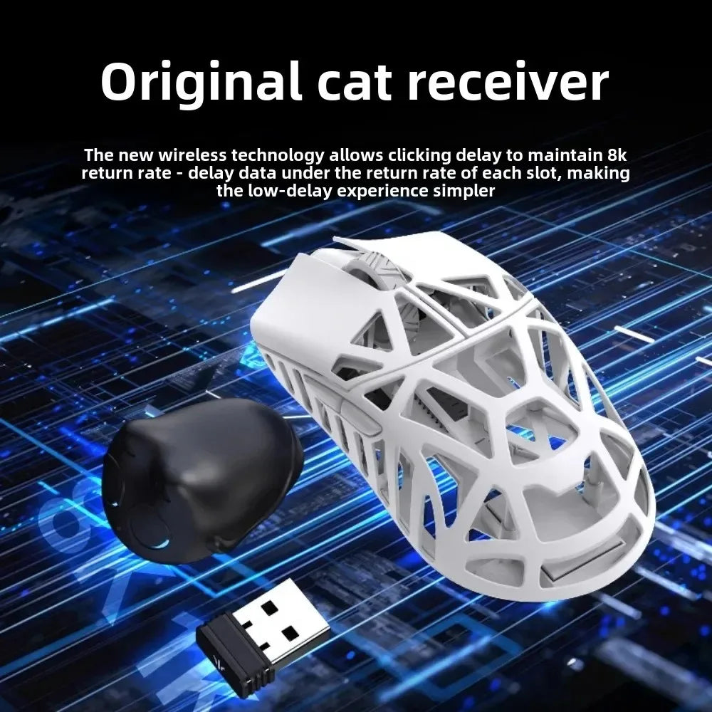 WLMOUSE Beast X Pro Ελαφρύ ασύρματο gaming mouse e-sports από κράμα μαγνησίου 750IPS 8K PAW3950HS 30000DPI χωρίς οπίσθιο φωτισμό