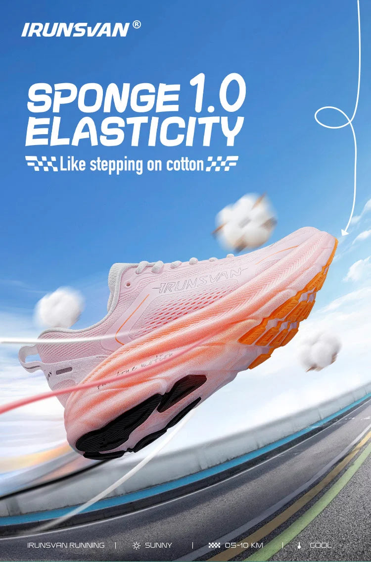 IRUNSVAN Nuove scarpe da maratona con soletta in carbonio: leggere, ammortizzanti e adatte come scarpe sportive da uomo