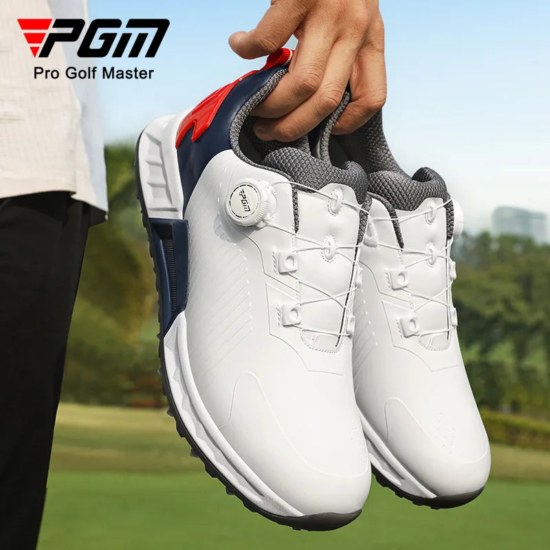 PGM golf shoes men's cushioning rebound sneakers knob men's shoes wear-resistant TPU waterproof shoes