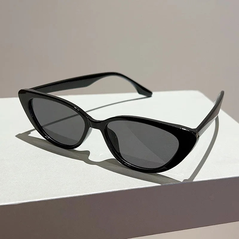OEC CPO Small Frame Cat Eye Sunglasses Women 2024 Fashion Leopard Color Shades UV400 Sun Glasses Female Trending Eyewear Men