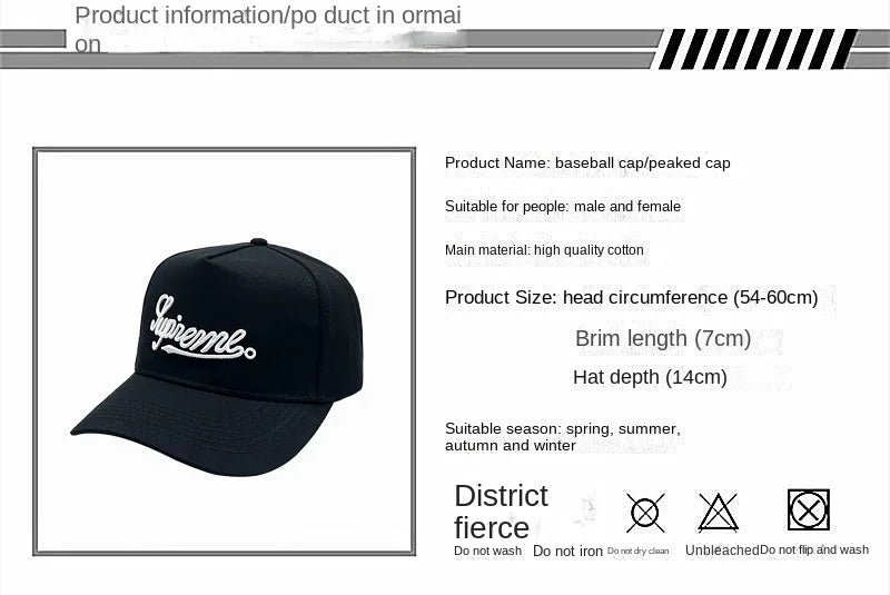 Baseball Caps for Big Head Men Women XXL Oversize High Crown Adjustable Plain Solid Snapback Hats 56-60cm 60-65cm