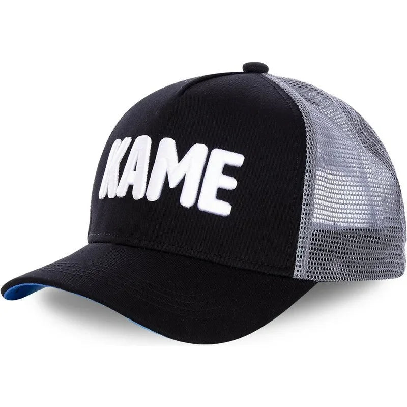 Cappellino da viaggio estivo Dragon Ball Buu Goku per uomo, con visiera, ricamo, stile hip-hop, visiera parasole, regolabile, in rete, tipo "trucker"