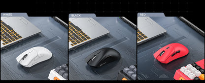 ATTACK SHARK R1 Tri-Mode Gaming Mouse, 59g Ultralight Wireless Gaming Mouse, PixArt PAW3311 Sensor, 18000 DPI, Bluetooth, 2.4GHz & Wired RGB Gaming Mouse