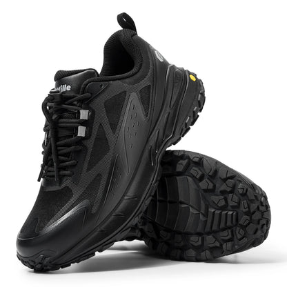 Fittington Wide Sneakers for Men Slip-On Hiking Shoes Soft Comfortable Men Running Shoe Slip-Resistant Walking Shoes with Arch Support