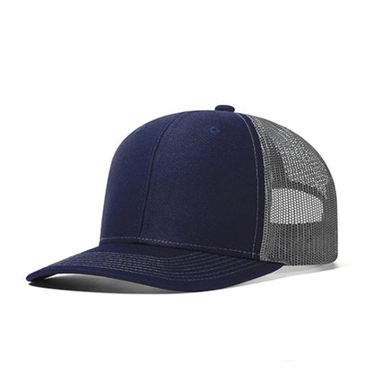 Cappellino da baseball classico in rete traspirante per donne, cappellino casual da camionista traspirante, cappellino unisex regolabile con chiusura a scatto, cappellino sportivo e dinamico da papà