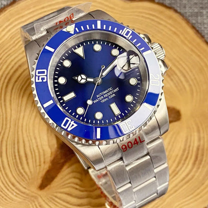 200m Waterproof Miyota8215 Automatic Men Watch Diver Watches 40mm Mechanical Movement Luminous Jubilee Strap Glide Lock Buckle