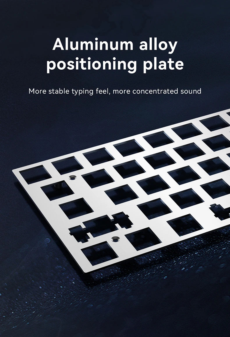AJAZZ AK680 V2 E-sports magnetic switch keyboard 8K Polling Rate 128K Uitra-high Scan Rate  Aluminum Alloy Positioning Plate