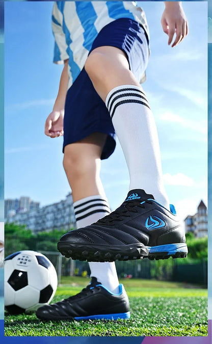 Męskie buty piłkarskie, młodzieżowe buty do futbolu, oddychające, wygodne, sportowe buty treningowe, buty z kolcami, oryginalne buty piłkarskie dla dzieci