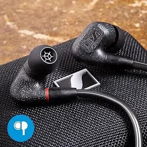 Sennheiser IE 300 HiFi Wired In-Ear Earphones TrueResponse Dynamic Driver Studio Monitoring Earbuds with Detachable Cable
