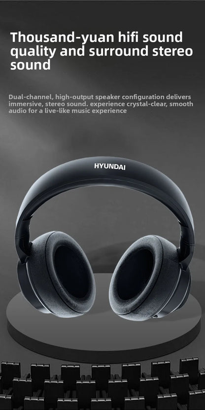 HYUNDAI X1PRO Wireless Bluetooth 6.0 AI Translation Earbuds – 100+ Languages, Touch Control LED Screen Noise Cancelling Headphones