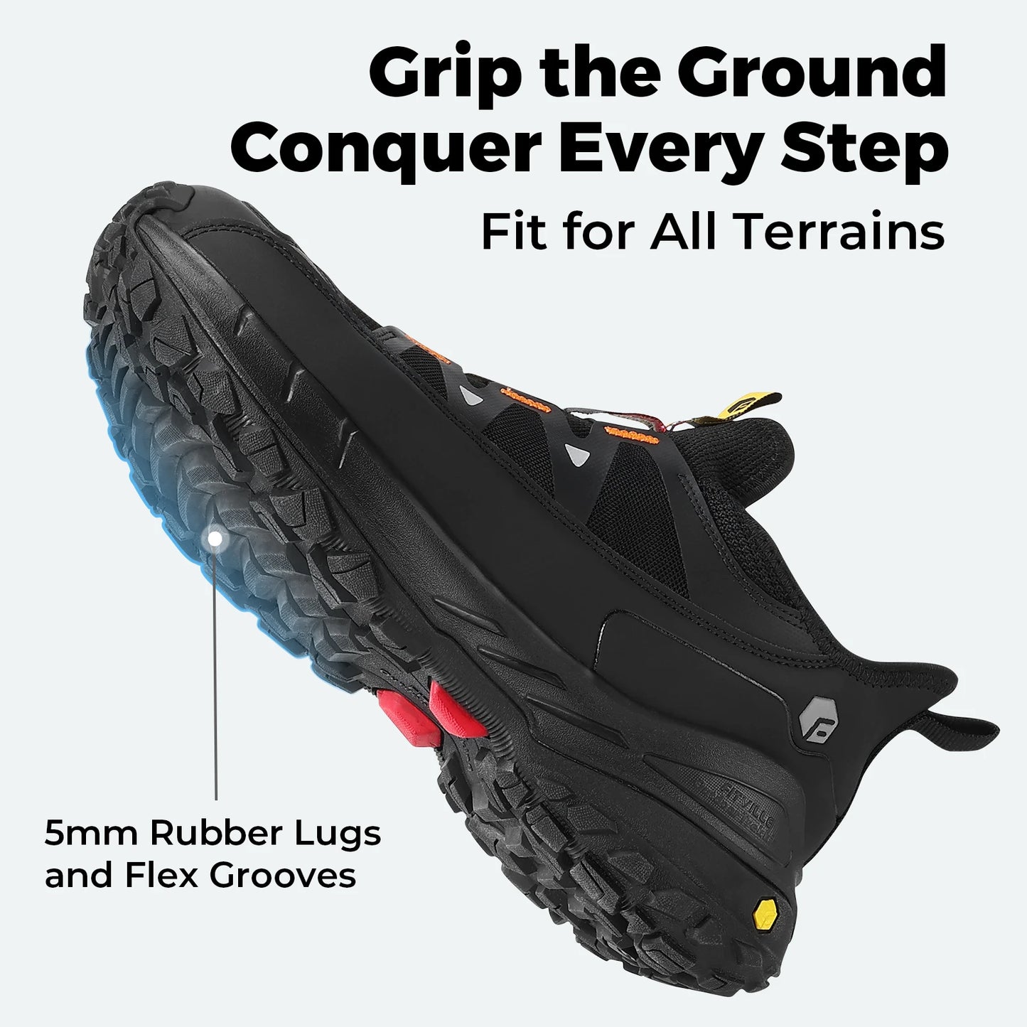 Fittington Wide Sneakers for Men Slip-On Hiking Shoes Soft Comfortable Men Running Shoe Slip-Resistant Walking Shoes with Arch Support