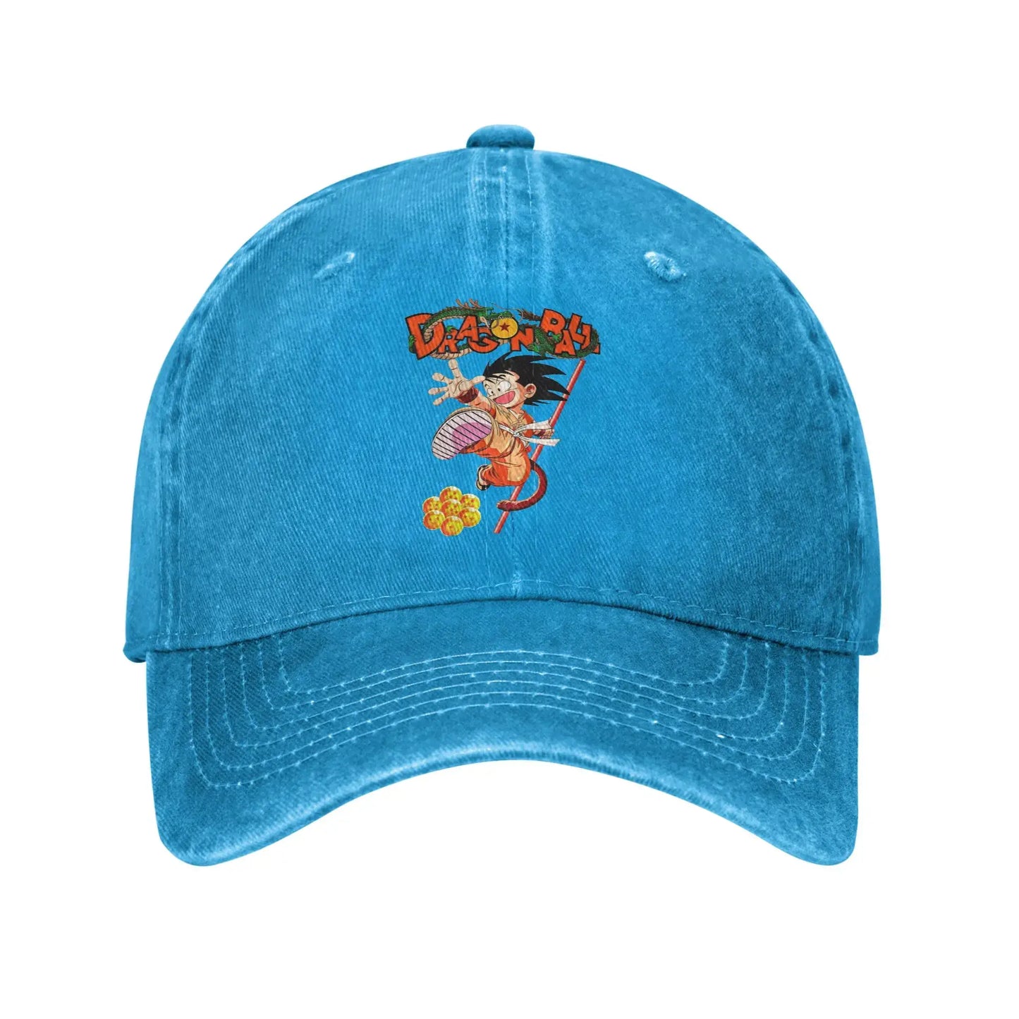 Goku and the Dragon Ball Z Men Women Baseball Cap Distressed Washed Caps Hat Casual Outdoor Activities Adjustable Snapback Cap, produit gaming premium Fraquane
