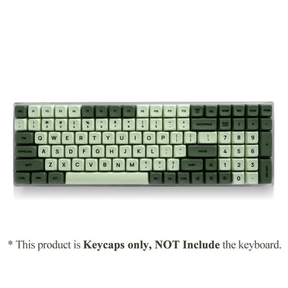 125 Keys XDA PBT Keycaps Set Matcha Green for 61/64/68/75/87/98/104/108 Keys Mechanical Keyboard for Cherry/Gateron/Otemu/Kailh