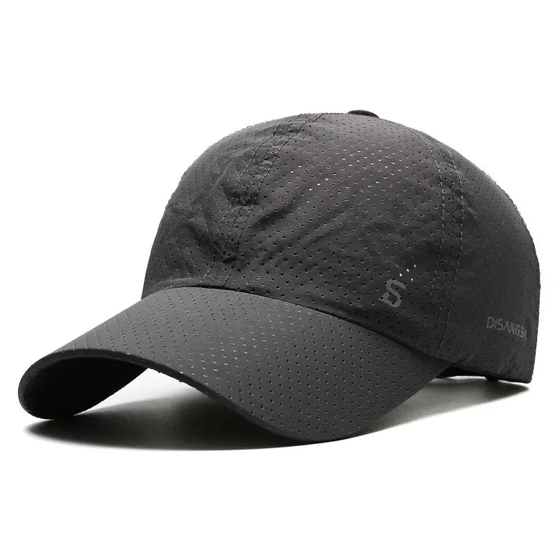 Original design løbehue, tynd, hurtigtørrende, åndbar, med andetunge, til udendørs brug, til mænd, sol, sommer, fiskeri, Avisor baseballkasket