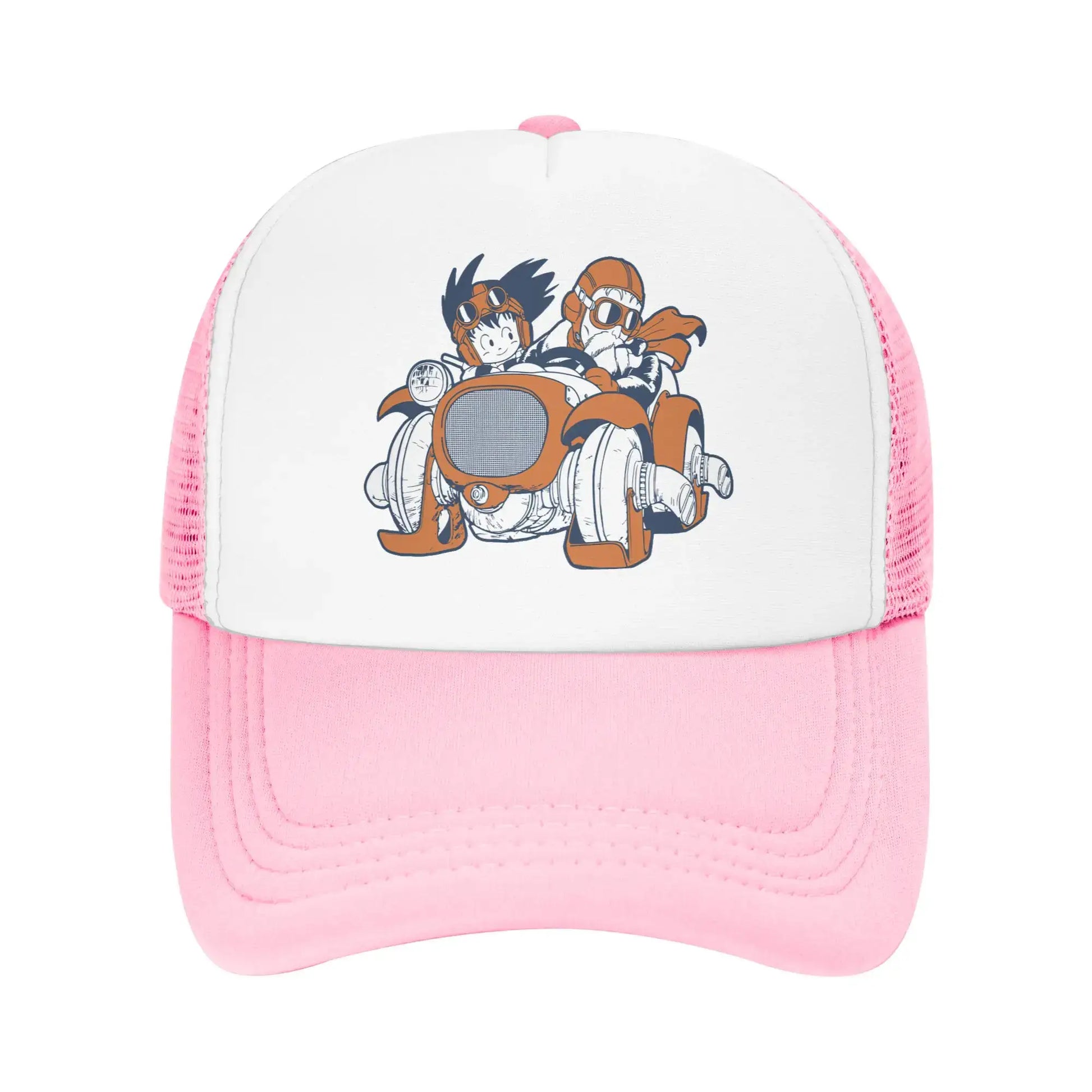 Goku Muten Roshi Dragon Ball Z Baseball Caps Sport Sun Hat Anime DBZ Hats Breathable Polyester Trucker Cap Summer Trucker Caps, Produit gaming premium Fraquane