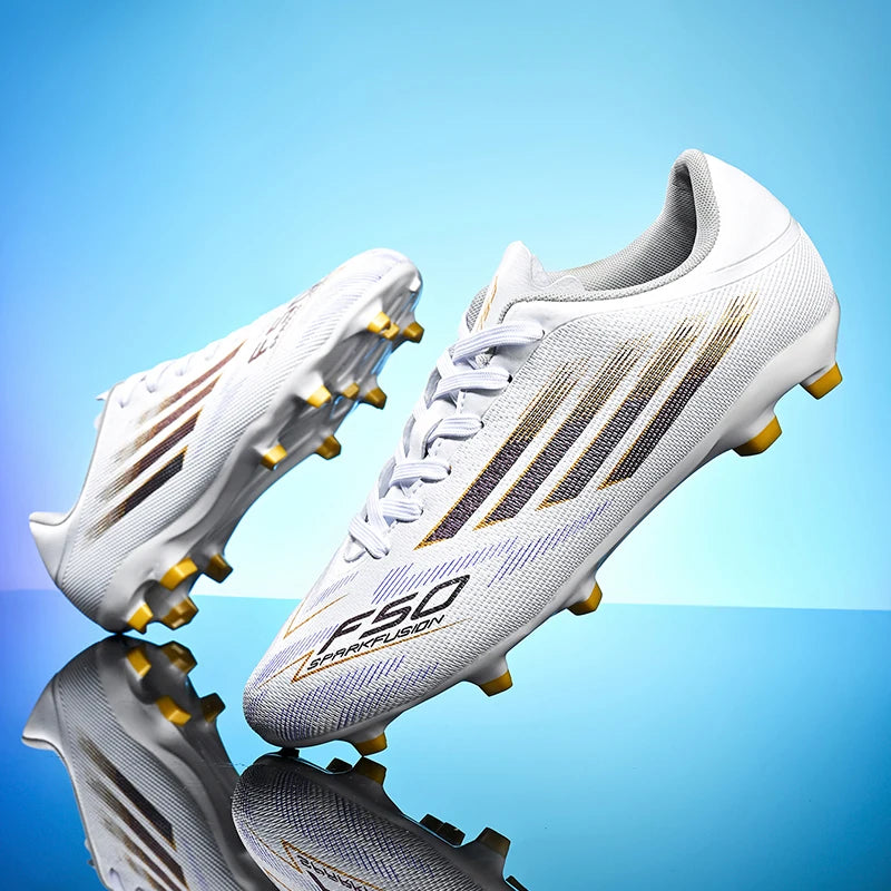 New Men Professional Football Boots Boys Soccer Shoes Sports Shoes TF/FG Match Sneakers Ankle Non-Slip Comfortable Unisex