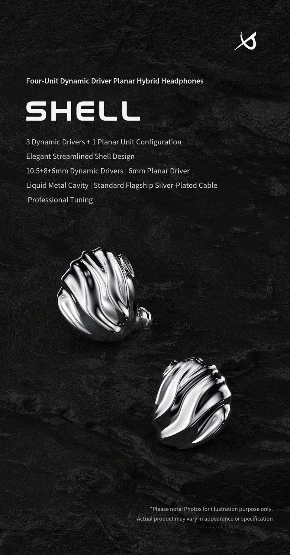 TRN SHELL 4DD+1Planar Hybrid Drivers In-Ear Earpohne IEM 0.78mm Detachable Cable Wired HIFI Music Earbuds Nozzle Design Headset