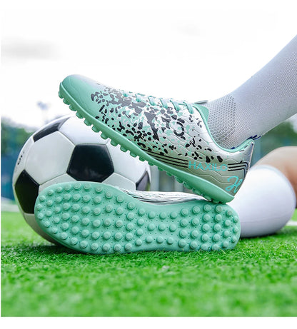 Nouvelles chaussures de football pour hommes, idéales pour les matchs sur gazon, l'entraînement et le soccer, crampons antidérapants, pour intérieur et extérieur, baskets de futsal de haute qualité, meilleures ventes.