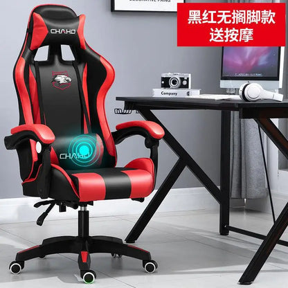 Joylive WCG Ergonomic Gaming Chair Leather Computer Chair Reclining Racing Office Chair with Adjustable Armrests for Gaming Room