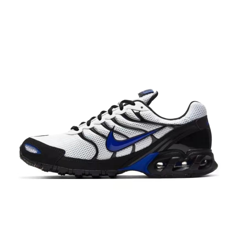 Nike Air Max Torch 4 træningsløbesko til mænd – sort/hvid/blå, åndbart mesh, afslappet komfort, sikkert greb CW7026-100