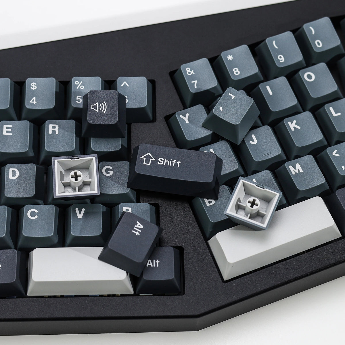 KBDiy GMK Apollo Keycaps ISO PBT Cherry Profile Retro Double Shot Keycap for MX Switches Alice 60 Mechanical Keyboard Key Caps
