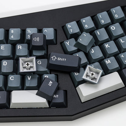 KBDiy GMK Apollo Keycaps ISO PBT Cherry Profile Retro Double Shot Keycap for MX Switches Alice 60 Mechanical Keyboard Key Caps