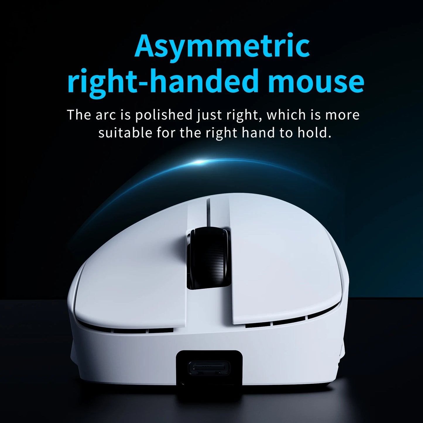 AJAZZ AJ179 V2 MAX tri-mode högerhänt mus, 56g lättviktsdesign, PAW3311-sensor, Huanuo Micro Switch, TelinkMicrochip