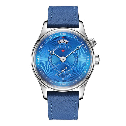 Red Star 40mm Premium Men's Watch with Seagull ST1716 Movement 3ATM Waterproof Calendar Automatic Mechanical Watch for Men