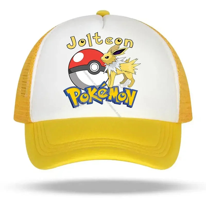 Pokemon Pikachu Baseball Cap Girls Women Hip Hop Yellow Hat Adult Lover Summer Sunhat Parent-child Outdoor Sport Shade Cap Gift