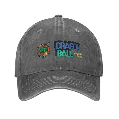 Dragon Ball Shenron Logo Baseball Caps Unisex Distressed Denim Snapback Cap Goku Kakarot Manga Outdoor Adjustable Fit Caps Hat, Produit gaming premium Fraquane