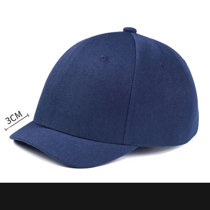 Short Brim 4 Size Fitted Closed Caps Hats New Cycling Bill Plain Trucker Men Women Hip Hop Baseball Snapback Sun Visor Era