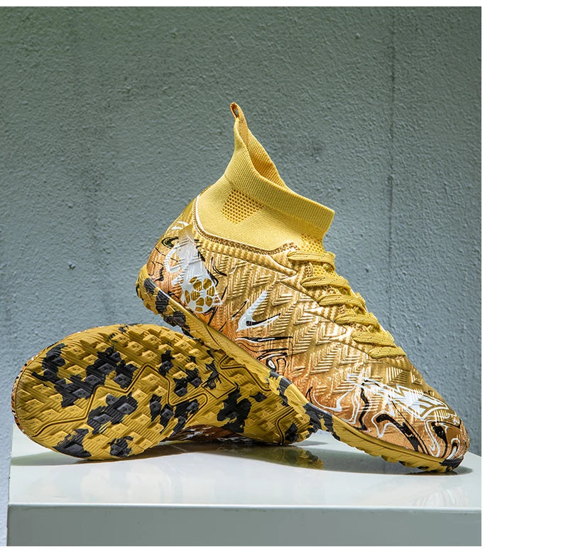 New Men Professional Soccer Shoes Non-slip Football Boots Unisex Breathable Futsal Sports New Cleats Drop Shipping Ultralight