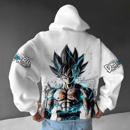 2026 Nova anime Dragon Ball majica s kapuljačom s printom, muška i ženska majica s kapuljačom, muški gornji dijelovi, sportska majica s kapuljačom, Harajuku Y2K majica s kapuljačom