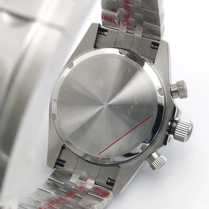 Men's watch 2025 new design vintage quartz watch 5ATM waterproof sports chronograph AR sapphire VK64 watch relogio masculino