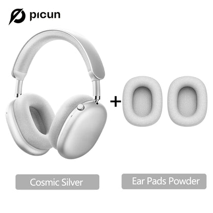 Picun F8MAX ANC Wireless Headphones 59dB Noise Cancelling Bluetooth 6.0 Over Ear Headset with Spatial Audio, 180H Battery Life & HiFi Sound
