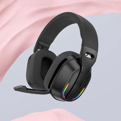 B500 RGB Wireless Gaming Headset Bluetooth 5.4 Noise Cancelling Headphones with Mic, 60H Playtime, HD Stereo Sound for PC, Mobile & Console Gaming