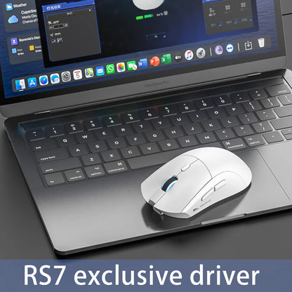 SMAILWOLF RS7 Bluetooth Wireless Gaming Mouse, Tri-Mode PAW3311 Gaming Mouse with Programmable Macro, Rechargeable Bluetooth Gaming Mouse for PC, Laptop & Office