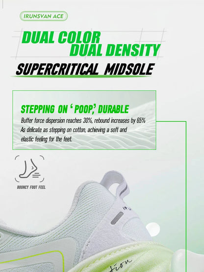 IRUNSVAN Nuove scarpe da maratona con soletta in carbonio: leggere, ammortizzanti e adatte come scarpe sportive da uomo