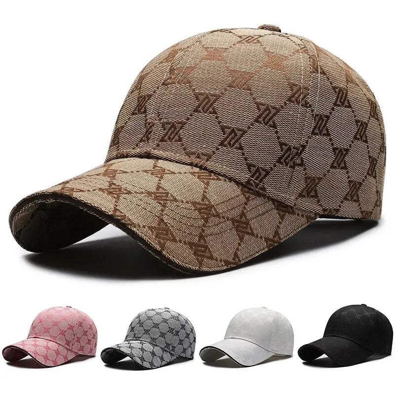 Four Seasons New Sunscreen Baseballkasket med tre syede linjer til mænd og kvinder, casual kasket, netrød, distressed, 1841 Hat