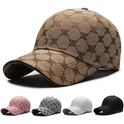 Four Seasons New Sunscreen Baseballkasket med tre syede linjer til mænd og kvinder, casual kasket, netrød, distressed, 1841 Hat