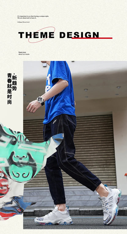 2023 new Shoes For men Sneakers Male casual Mens Shoes tenis Luxury shoes Trainer Race Breathable Shoes fashion loafers running