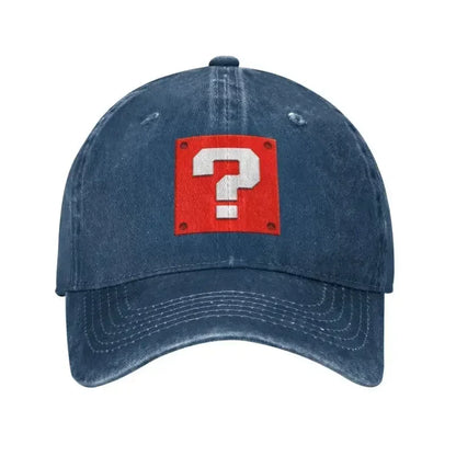 Módní kreslená hra s otázkami – kšiltovka s blokem, baseballová čepice, dámská, pánská, nastavitelná, unisex, bavlněná, „Dad Hat“, sportovní kšiltovky typu snapback