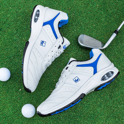 OIMKOI Men Golf Shoes Casual Breathable Waterproof Non-slip Golf Outdoor Training Shoes