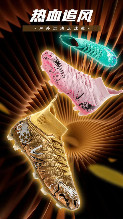 Men Professional Football Shoes Society Cleats Soccer Shoes Original Indoor Football Field Boots Grass Training TF/FG Sneakers