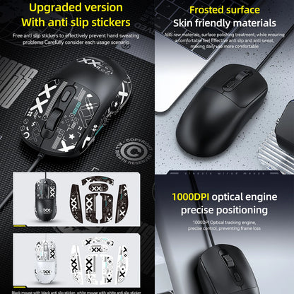 104 Keys Gaming Keyboard and Mouse Combo with RGB Backlit, All-Metal Panel Waterproof Light Up, USB Wired Computer Keyboards Gaming
