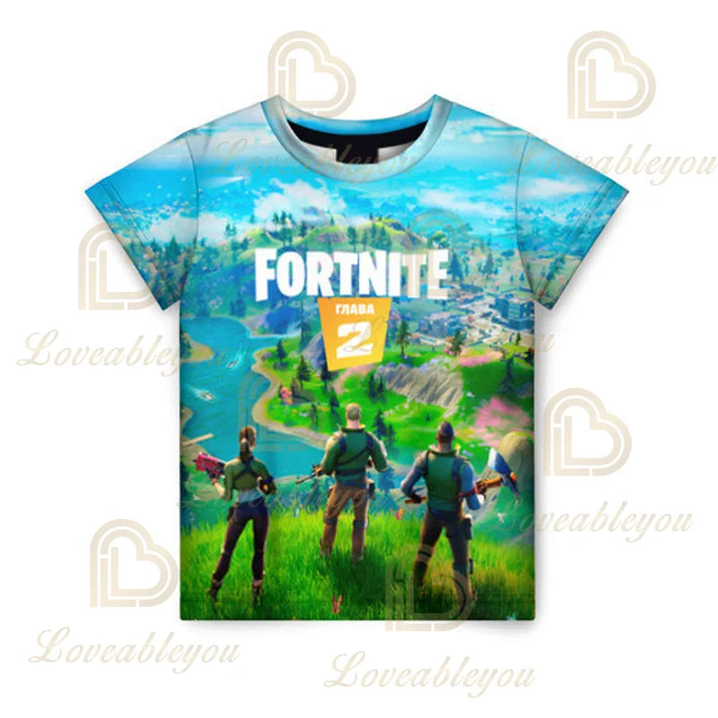 Fortnite Hoodie 3D Printed Plus Size Hooded Sweatshirt Tshirt Kids Fashion Streetwear Hoodie Casual Jacket