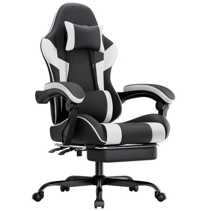 Ergonomic Gaming Chair Office Chair with Breathable Fabric, 360° Swivel Desk Chair, Adjustable Height Computer Chair with Lumbar Support