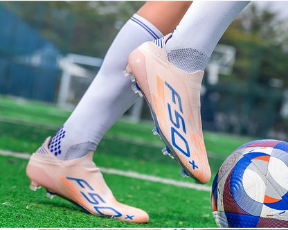 New Men's Football Boots Non-Slip Soccer Shoes Indoor Cleats Professional Turf Futsal Grass Ultralight Sport Comfortable Adult